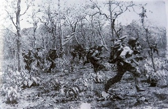 Phục kích địch trên cánh đồng